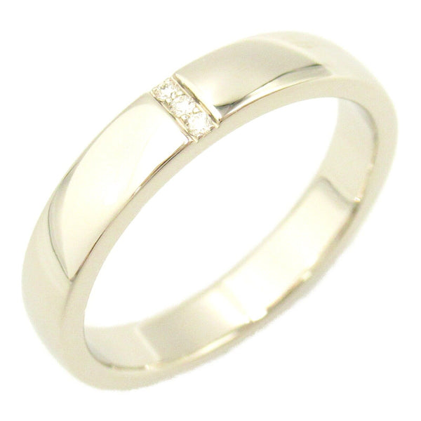 HARRY WINSTON Three Stone Ring WBDPRD3S4BP PT950 Platinum Diamond HW#61 US#9.5