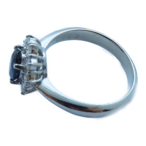 FINE JEWELRY 0.43ct/0.87ct Diamond Ring Platinum PT900 US#6.25