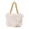 BOTTEGA VENETA BV GHW 2 Way Shoulder Bag Leather White