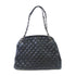 CHANEL Quilted SHW CC Chain Shoulder Bag Calfskin Leather Black