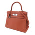 HERMES PHW Kelly 28 2 Way Shoulder Bag Taurillon Clemence Rouge