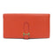 HERMES GHW Bearn W Snap Long Wallet Veau Epsom Leather Rose Jaipur Red