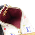 LOUIS VUITTON LV GHW Coin Case Purse M58020 Monogram Multicolore White
