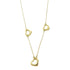 TIFFANY&CO Open Heart Necklace 18K Yellow Gold