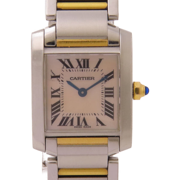 CARTIER Tank Francaise 2384 Watch Pink Stainless steel 2384