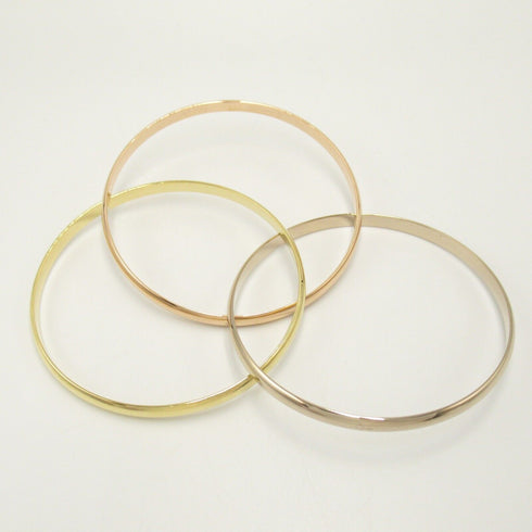 CARTIER Trinity Bracelet 18K Yellow White Pink Gold