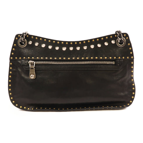 MIU MIU SHW Chain Shoulder Bag Calfskin Leather