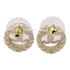 CHANEL CC Earrings Accessories PVC Metal Gold Transparent