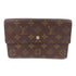 LOUIS VUITTON LV GHW Pochette Passport Long Wallet M60135 Monogram Brown