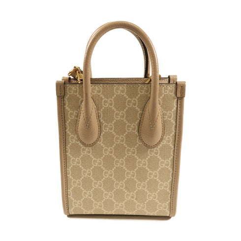 GUCCI GG GHW 2 Way Shoulder Bag Calfskin Leather 671623