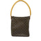 LOUIS VUITTON LV GHW Looping GM Shoulder Bag M51145 Monogram Brown