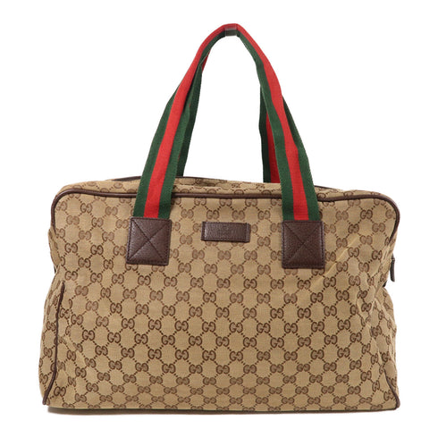 GUCCI GG Boston Bag 153240 Canvas Brown