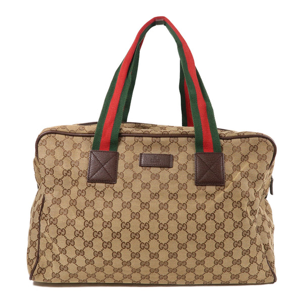 GUCCI GG Boston Bag 153240 Canvas Brown