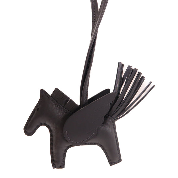 HERMES Rodeo Pegase PM Charm Swift Leather Grey