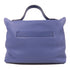 HERMES PHW 24/24 Hand Bag Togo Leather/Swift Leather Bleu Agate