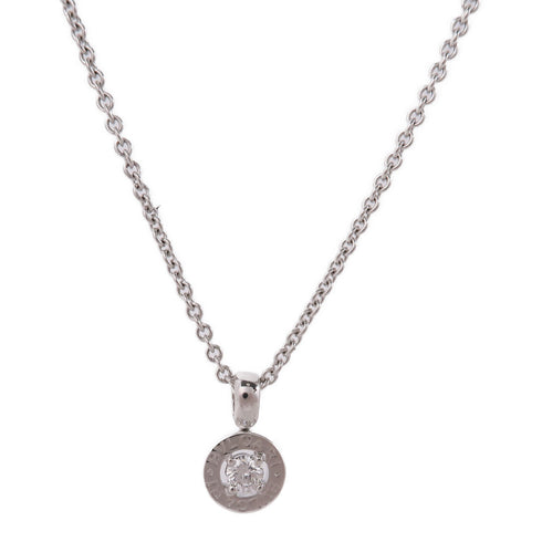 BVLGARI Diamond Necklace 18K White Gold