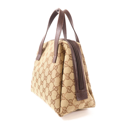 GUCCI Handbag 124542 GG canvas Brown