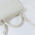Delvaux Tempete 2 Way Shoulder Bag Handbag Lambskin Leather White