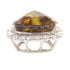 FINE JEWELRY 7.85ct Sphene 0.88ct Diamond Top PT950 Platinum