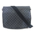 LOUIS VUITTON LV SHW Daniel GM Shoulder Bag N58033 Damier Graphite Gray Black