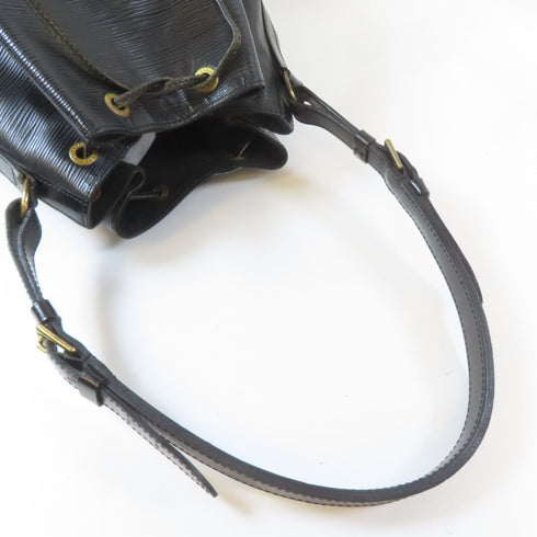 LOUIS VUITTON LV GHW Noe Shoulder Bag Epi Black