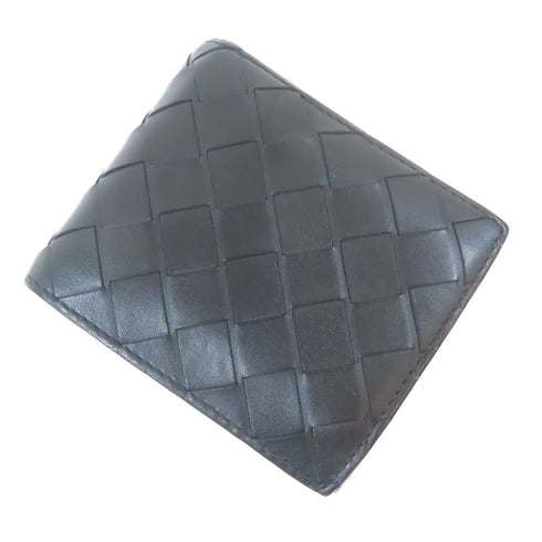 BOTTEGA VENETA BV Wallet Intrecciato Leather Black