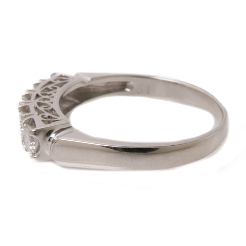 JEWELRY Diamond Ring Accessories PT900 Platinum US#7