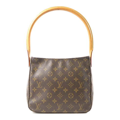 LOUIS VUITTON LV GHW Looping Shoulder Bag M51146 Monogram Brown