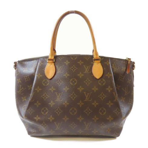 LOUIS VUITTON LV GHW Turenne PM 2 Way Shoulder Handbag M48813 Monogram Brown