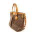 LOUIS VUITTON LV GHW Palermo PM 2 Way Shoulder Bag M40145 Monogram Brown v13