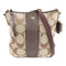 COACH GHW Shoulder Bag F21905 Canvas Brown