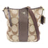 COACH GHW Shoulder Bag F21905 Canvas Brown