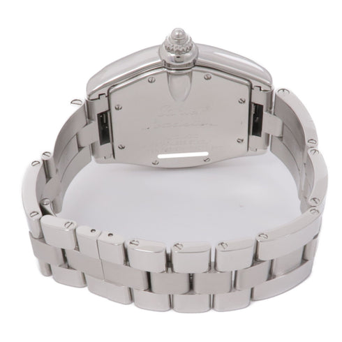 CARTIER Roadster W62002V3 Automatic Watch Stainless Steel Black