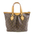 LOUIS VUITTON LV GHW Palermo PM 2 Way Shoulder Bag M40145 Monogram Brown v7