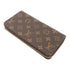 LOUIS VUITTON LV GHW Zippy Long Wallet Monogram Brown