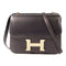 HERMES GHW Constance 24 Shoulder Bag Evercalf Leather Bleu Indigo