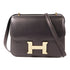 HERMES GHW Constance 24 Shoulder Bag Evercalf Leather Bleu Indigo