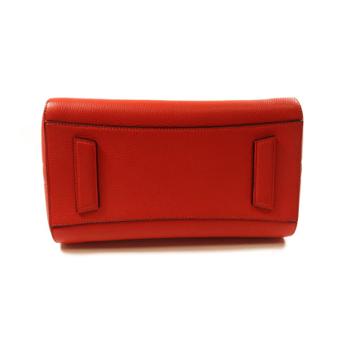 GIVENCHY SHW Antigona Bag 2Way Shoulder Hand Bag Calfskin Leather ZED0198 Red