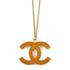 CHANEL CC Necklace Metal Brown/Gold
