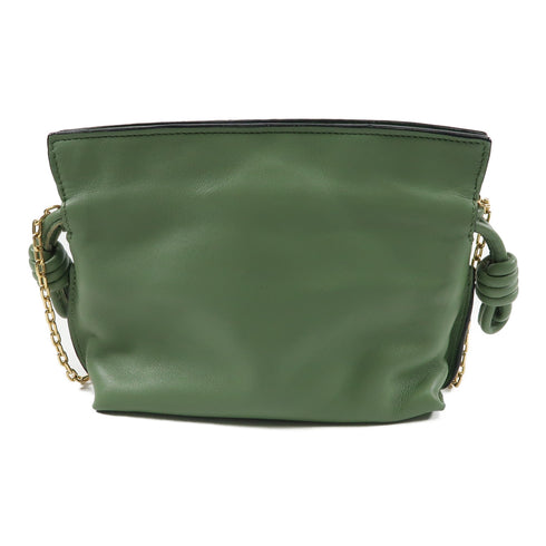 LOEWE GHW Nano Flamenco Chain Shoulder Bag Calfskin Leather