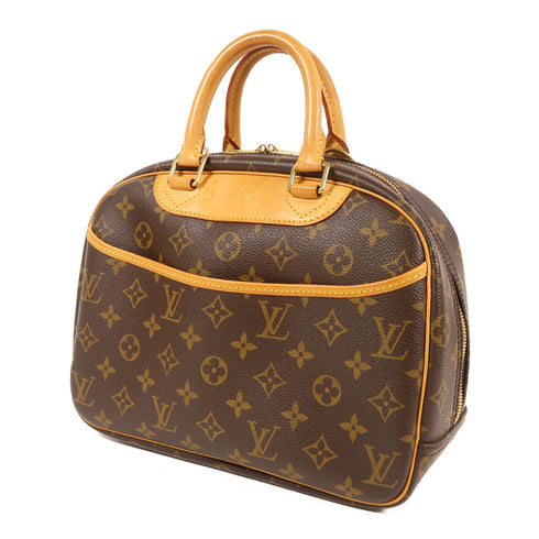 LOUIS VUITTON LV GHW Trouville Hand Bag M42228 Monogram Brown