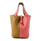 HERMES Picotin Lock Casaque Hand Bag Clemence Pink/Brown