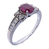 Fine Jewelry 1.11ct Ruby 0.50ct Diamond Ring Accessories US#9.25 PT900 Platinum