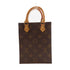 LOUIS VUITTON LV Petit Sac Plat 2 Way Shoulder Bag Handbag M69442 Monogram Brown v1