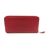HERMES PHW Silk'In Classique Long Wallet Round Wallet Epsom Leather Red