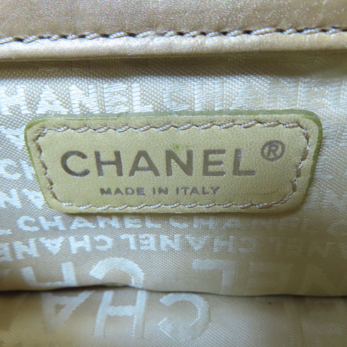 CHANEL Quilted CC SHW Waist Bag 31399 Calfskin Leather Gold
