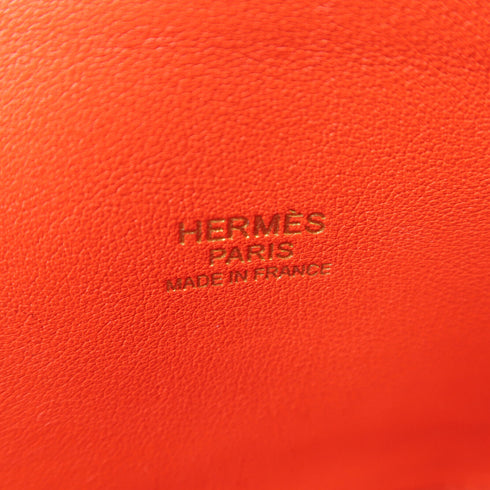HERMES GHW Bolide 27 2 Way Shoulder Bag Handbag Swift Leather Rouge Tomate/Red