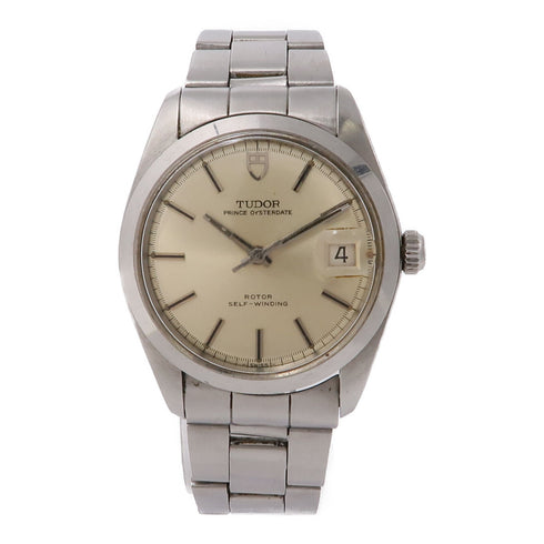 TUDOR Vintage Prince Oysterdate Automatic Watch 7106 Stainless Steel Gold