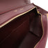 CELINE GHW Trapeze 2 Way Shoulder Bag Handbag Calfskin Leather Red/Brown