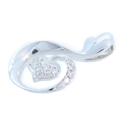 JEWELRY Diamond Pendant Top 18K White Gold v3